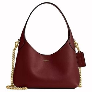 Coach Brooklyn Shoulder Bag 23 in Burgundy